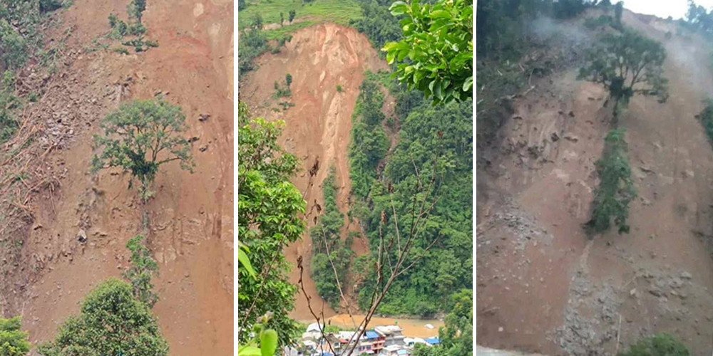 दोलखामा पहिरोमा परी सव–इन्जिनियरको मृत्यु, दुई जना गम्भीर घाइते