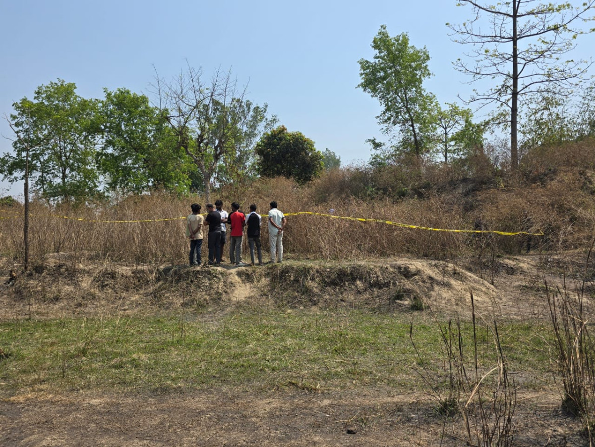 बोरामा गाडिएको अवस्थामा शव भेटियो,  पहिचान गर्न कठिन (भिडियो)