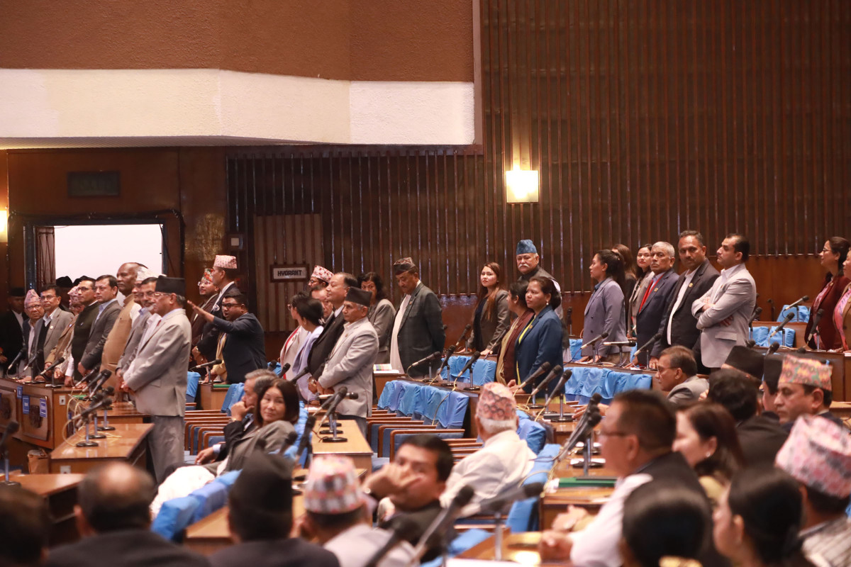 दुई दिनदेखि अवरुद्ध प्रतिनिधिसभा बैठक बस्दै