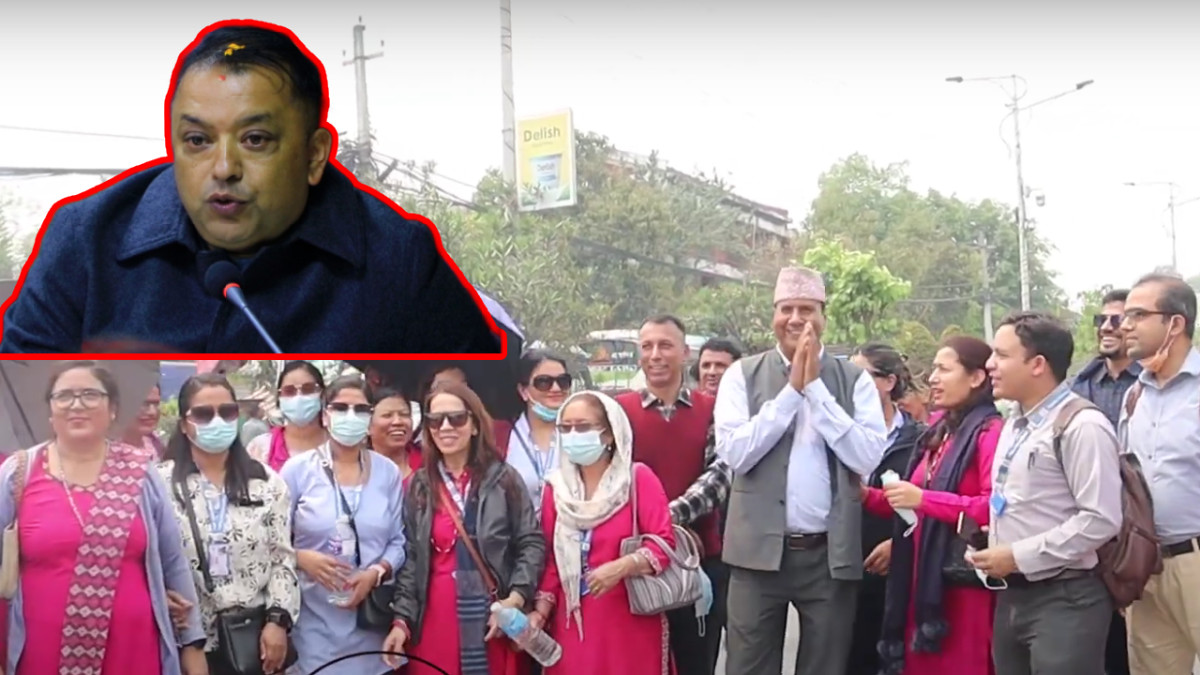 शिक्षकहरूको माग सम्बोधन गर्न गगन थापाले दिए  सुझाव