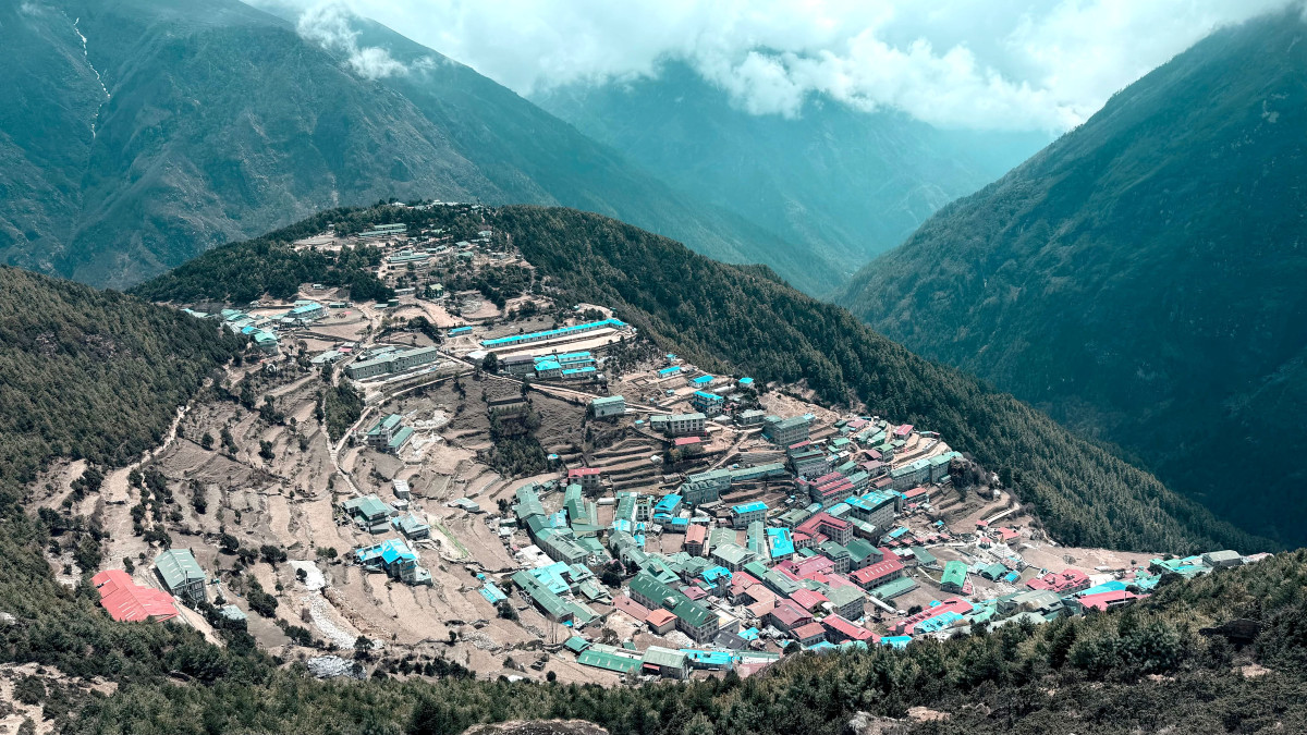 सगरमाथाको प्रवेशद्वार नाम्चे बजार