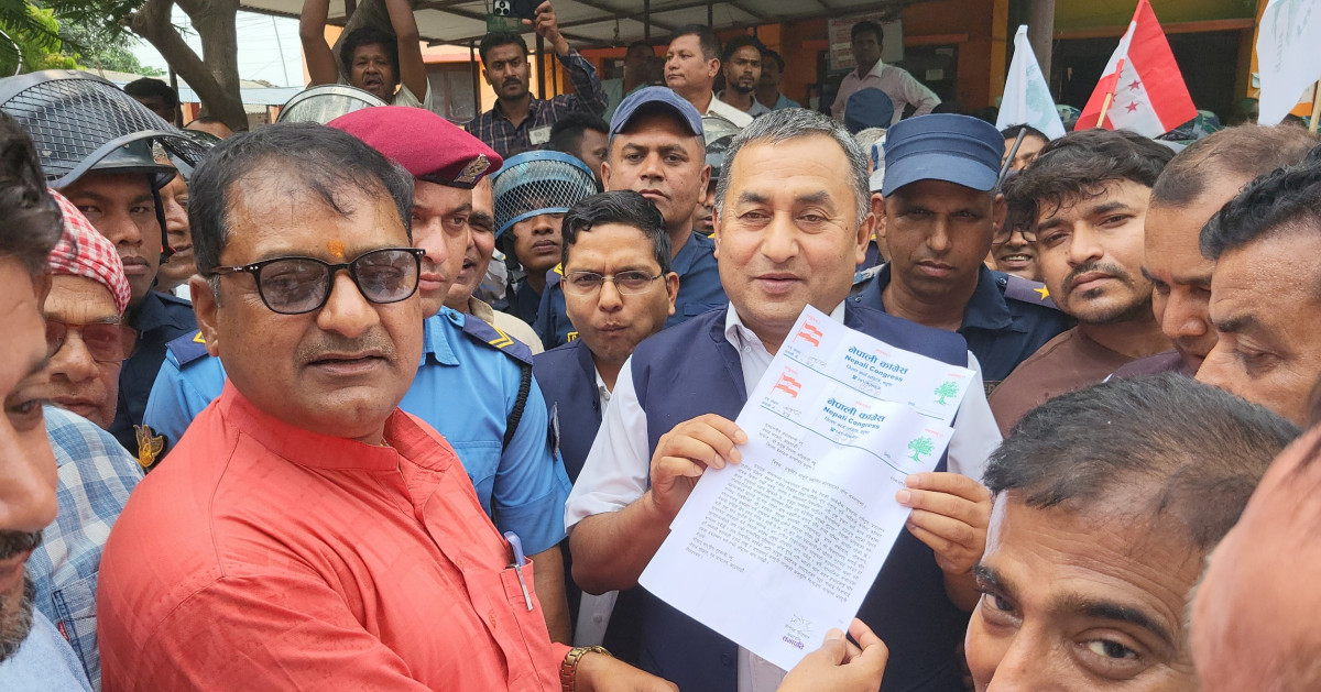 राजेन्द्र लिङ्देनलाई कारवाहीको माग राख्दै सिडियोमार्फत ज्ञापन