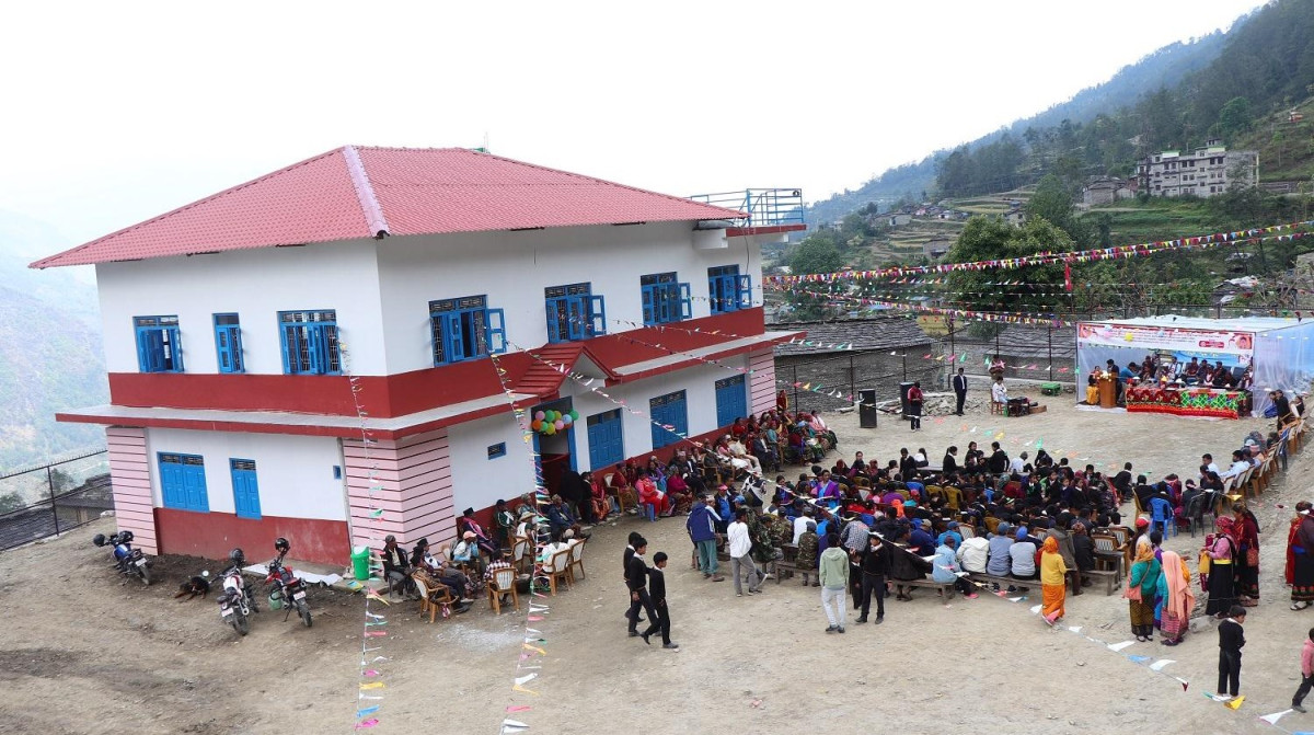 एक करोड ४८ लाख लागतमा झिँमा वडा कार्यालय भवन