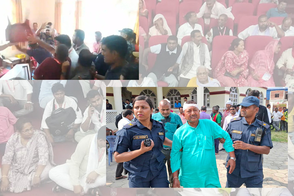एमालेका दुई पक्षबीच धनुषामा झडप: दुई नेतासहित पाँच जना घाइते