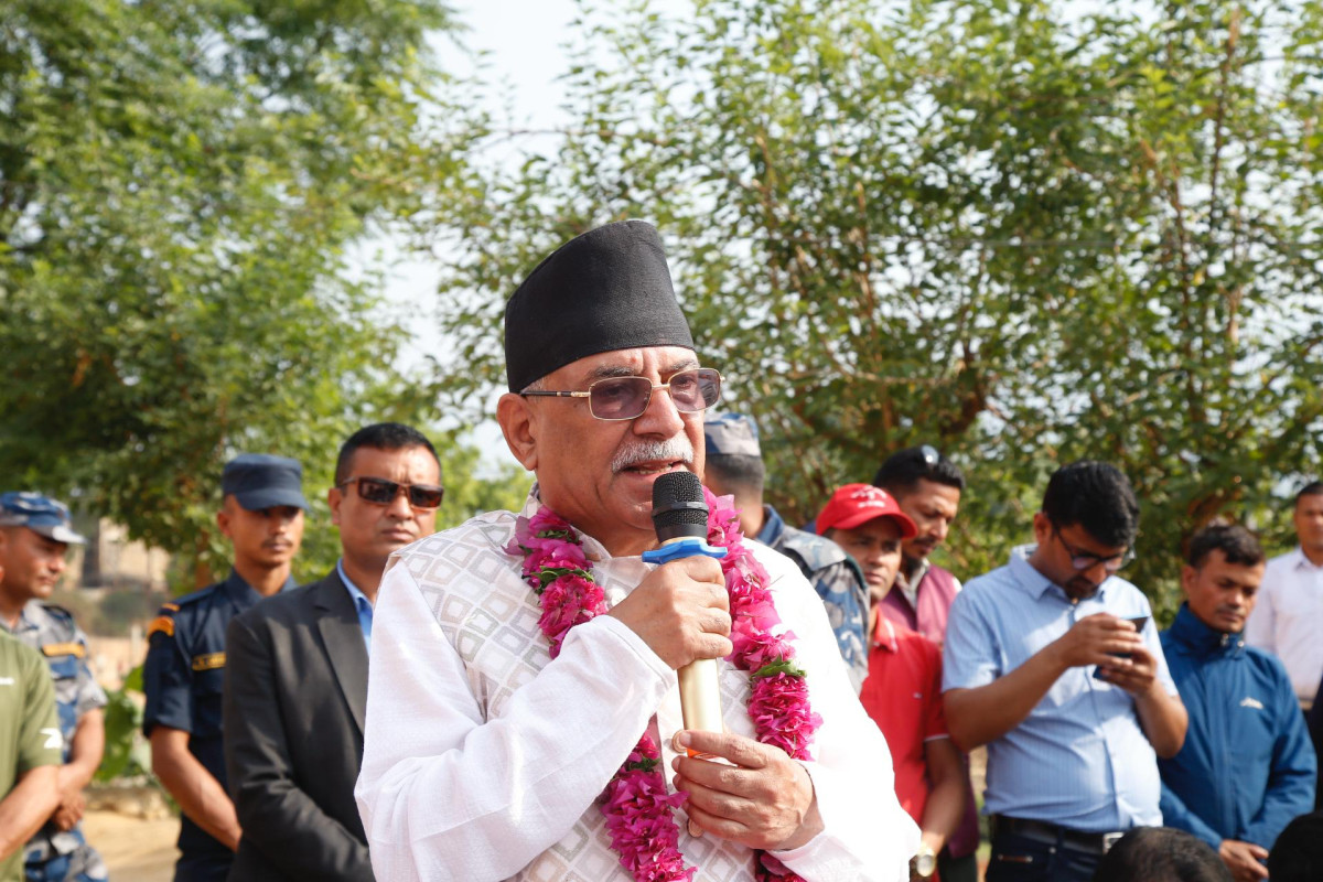 मध्यपहाडी लोकमार्गको प्रस्ताव मैले नै गरेको हुँः प्रचण्ड