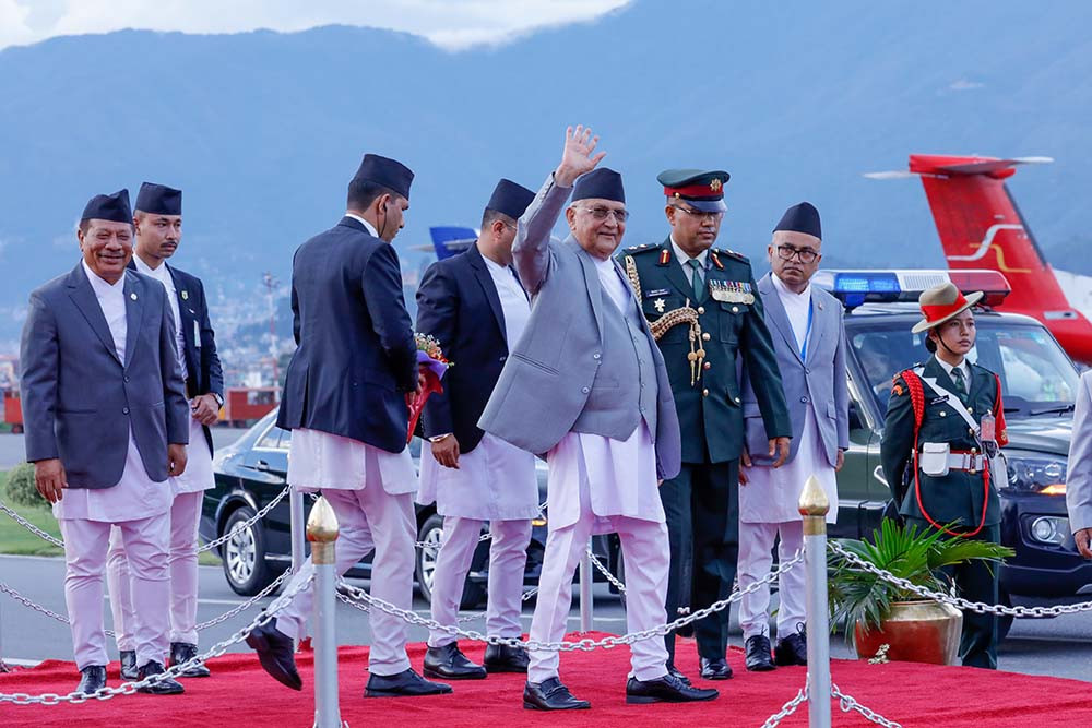 प्रधानमन्त्री ओली स्पेनमा सम्पन्न राष्ट्रसङ्घीय सम्मेलनमा भाग लिइ स्वदेश फिर्ता
