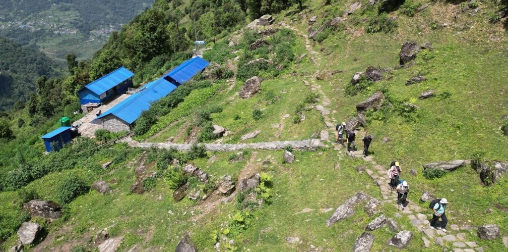 चन्दा संकलन गरी २७ किलोमिटर पदमार्ग निर्माण