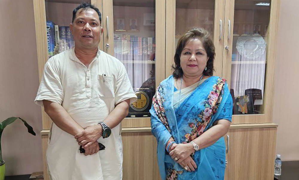 परराष्ट्रमन्त्री आरजु राणा र रेशम चौधरीबीच भेटवार्ता, के-के भयो कुराकानी?